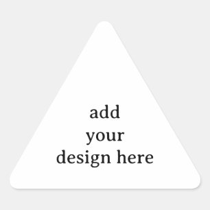 Sticker Triangulaire Créez Votre Propre Simple Petit 1½" (feuille de 20