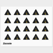 Sticker Triangulaire Croquet Chick #4 (Feuille)