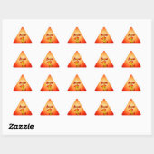 Sticker Triangulaire Croquet Chick #5 (Feuille)