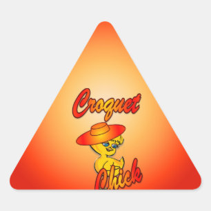 Sticker Triangulaire Croquet Chick #5