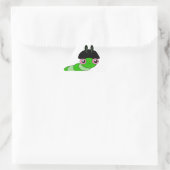 Sticker Triangulaire Cute Caterpillar (Sac)