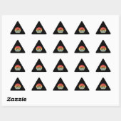 Sticker Triangulaire Cycling style Bmx (Feuille)