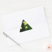Sticker Triangulaire Daffodiques de printemps (Enveloppe)