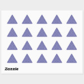 Sticker Triangulaire Damas en bleu (Feuille)