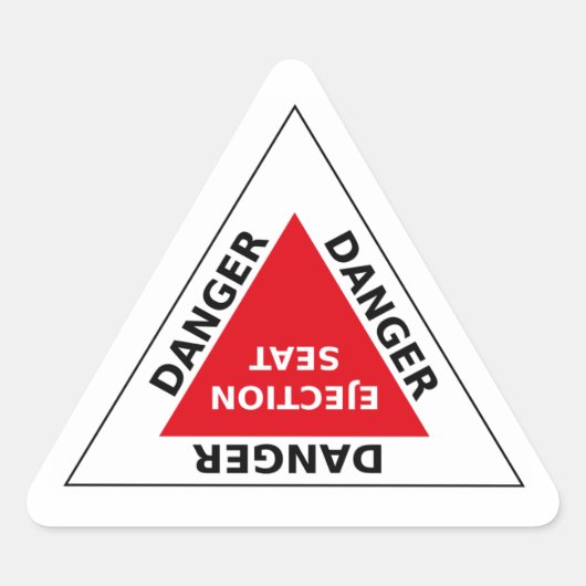 Sticker Triangulaire Danger (Devant)