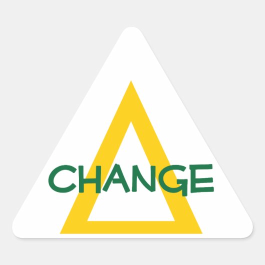 Sticker Triangulaire Delta=Modifier (Devant)