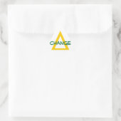 Sticker Triangulaire Delta=Modifier (Sac)