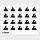 Sticker Triangulaire demi-lune (Feuille)