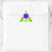 Sticker Triangulaire Dernier Hakuna Matata magnifique design Extraordin (Sac)