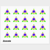Sticker Triangulaire Dernier Hakuna Matata magnifique design Extraordin (Feuille)