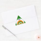 Sticker Triangulaire Design des couleurs du drapeau national indien. Ha (Enveloppe)