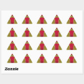 Sticker Triangulaire Design Hakuna Matata sans faille (Feuille)