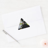 Sticker Triangulaire Design irlandais en laiton et en fleur (Enveloppe)