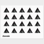 Sticker Triangulaire Design irlandais - La collection Crystal (Feuille)