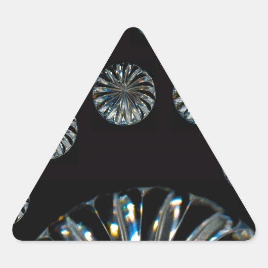 Sticker Triangulaire Design irlandais - La collection Crystal (Devant)