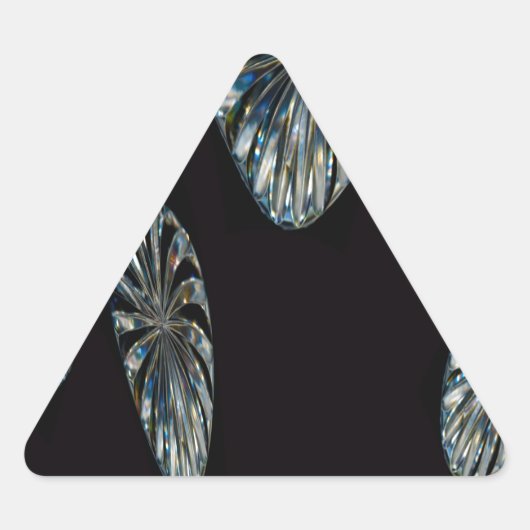 Sticker Triangulaire Design irlandais - La Collection Crystal (Devant)