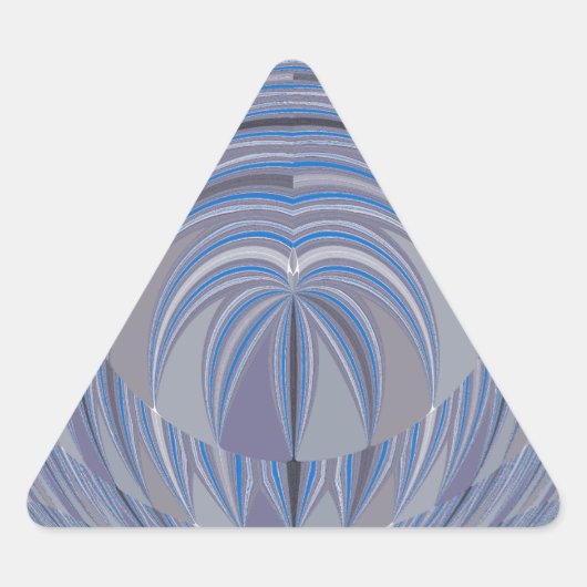 Sticker Triangulaire Design sans couture du grand coeur (Devant)