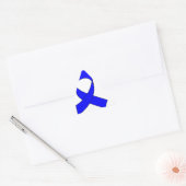 Sticker Triangulaire Dessin de ruban bleu (Enveloppe)