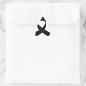 Sticker Triangulaire Dessin de ruban noir (Sac)