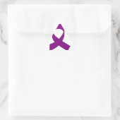 Sticker Triangulaire Dessin de ruban violet (Sac)