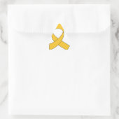 Sticker Triangulaire Dessin du ruban or (Sac)