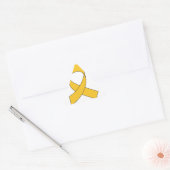 Sticker Triangulaire Dessin du ruban or (Enveloppe)