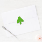 Sticker Triangulaire Dessin Shamrock de Saint Patrick (Enveloppe)