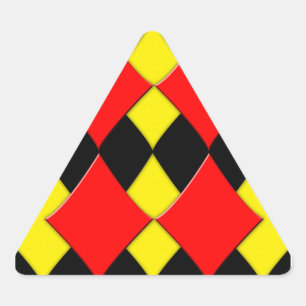 Sticker Triangulaire Diamants