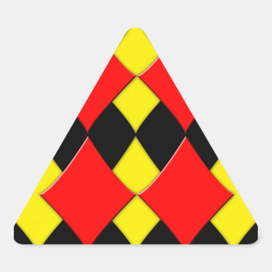 Sticker Triangulaire Diamants (Devant)