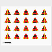 Sticker Triangulaire Diamants (Feuille)