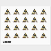 Sticker Triangulaire Dîner Fin (Feuille)