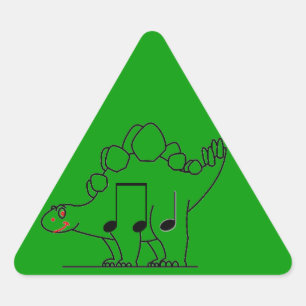 Sticker Triangulaire Dinosaure IPA