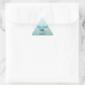 Sticker Triangulaire Disc Golf Chick #3 (Sac)