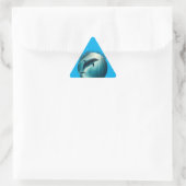 Sticker Triangulaire Dive Deep Live Dolphin gratuit (Sac)