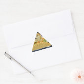 Sticker Triangulaire doge space taco meme (Enveloppe)