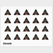 Sticker Triangulaire Don de chien | Bibliothèque (Feuille)