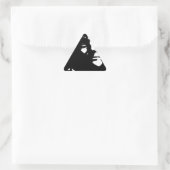 Sticker Triangulaire Donald Trump Silhouette Trumphead (Sac)