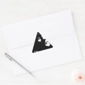 Sticker Triangulaire Donald Trump Silhouette Trumphead (Enveloppe)