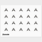 Sticker Triangulaire Dove avec croix (Feuille)