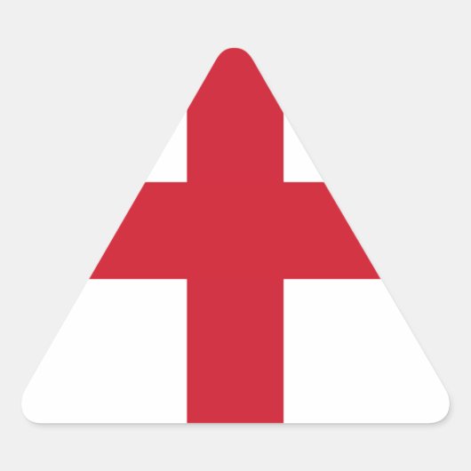 Sticker Triangulaire drapeau anglais (Devant)