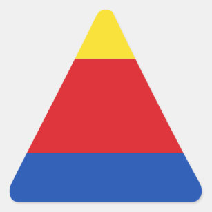 Sticker Triangulaire Drapeau de Hollande du Nord