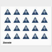 Sticker Triangulaire Drapeau de l'Otan (Feuille)