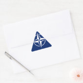 Sticker Triangulaire Drapeau de l'Otan (Enveloppe)