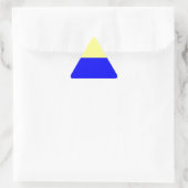 Sticker Triangulaire Drapeau de Zandvoort (Sac)