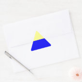 Sticker Triangulaire Drapeau de Zandvoort (Enveloppe)