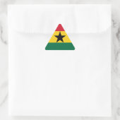 Sticker Triangulaire Drapeau du Ghana (Sac)