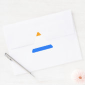 Sticker Triangulaire Drapeau du prince (Enveloppe)