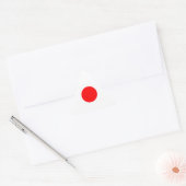 Sticker Triangulaire Drapeau totalement japonais (Enveloppe)