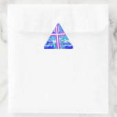 Sticker Triangulaire du bleu... (Sac)