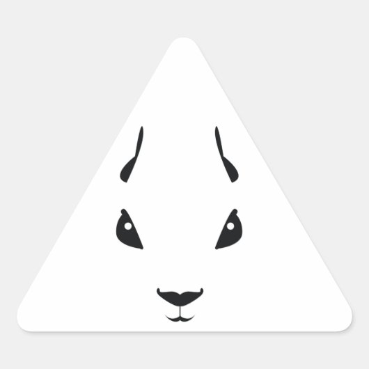 Sticker Triangulaire écureuil (Devant)